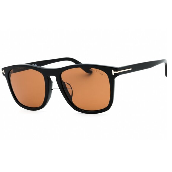 NEW FT0930/S 01E TOM FORD TF930 01E MEN SHINY BLACK SUNGLASSES